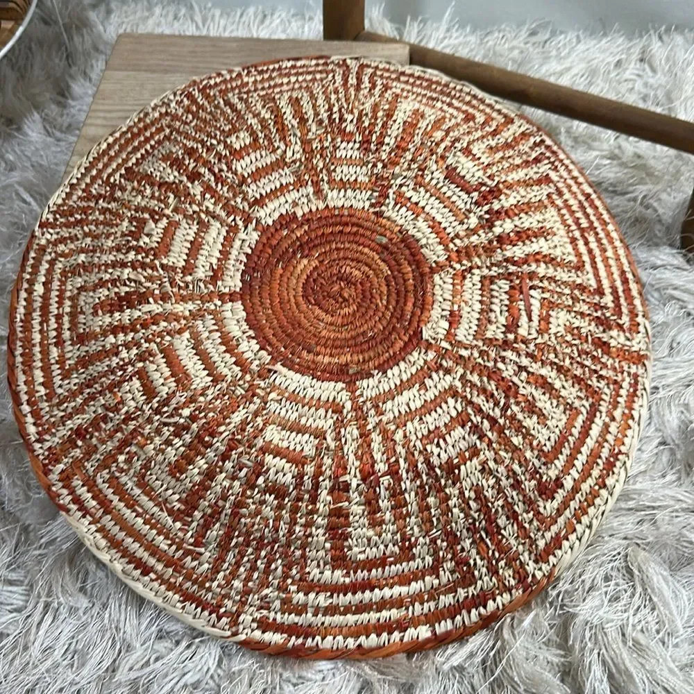 Boho Natural Woven‎ Patterned Basket For Home Decor